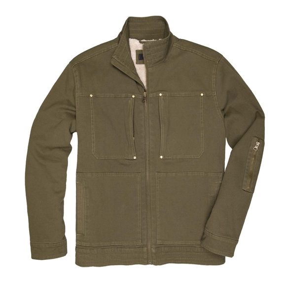 NWT Dakota Grizzly Men's Dax Stretch Twill Sherpa Lined Field Jacket - L - Picture 1 of 16